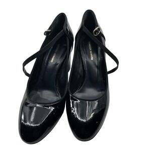 Vanessa Seward Women Heels Mary Jane Black Patent Leather 39